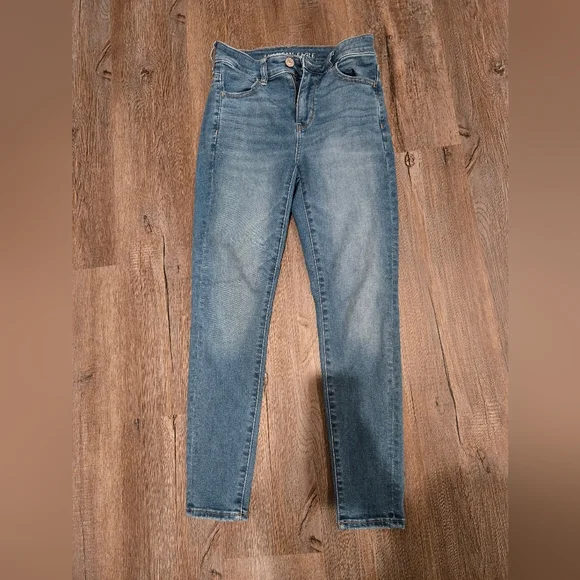 American Eagle Outfitters Blue Skinny Jeans - Picture 1 of 4